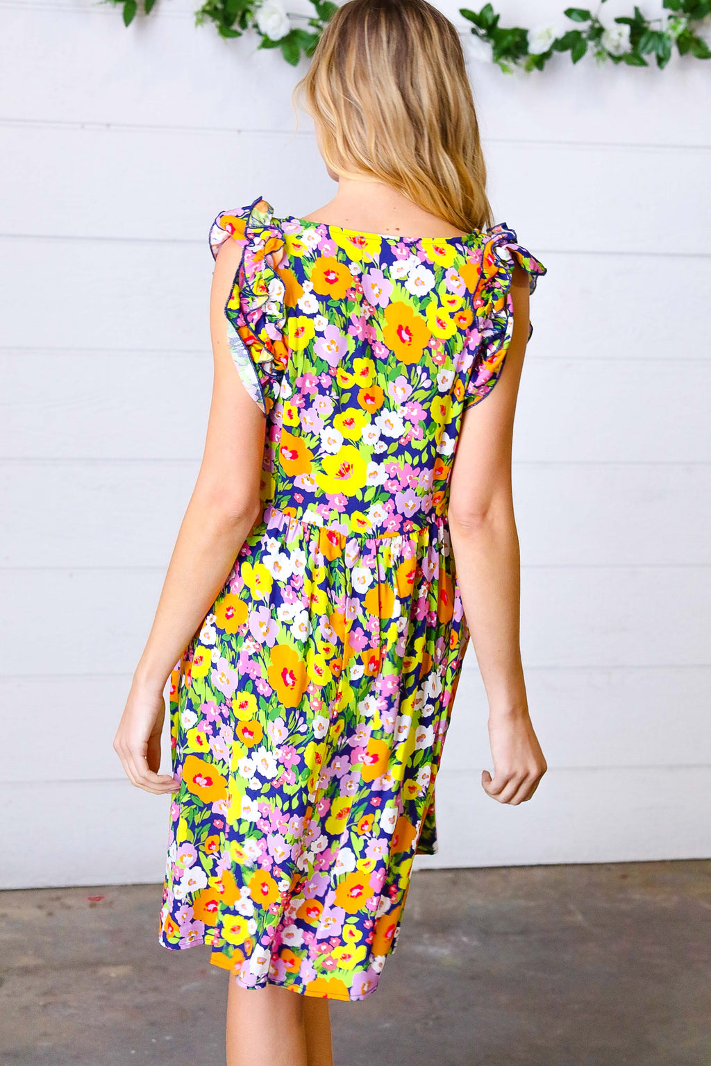 Floral Babydoll Ruffle Dress