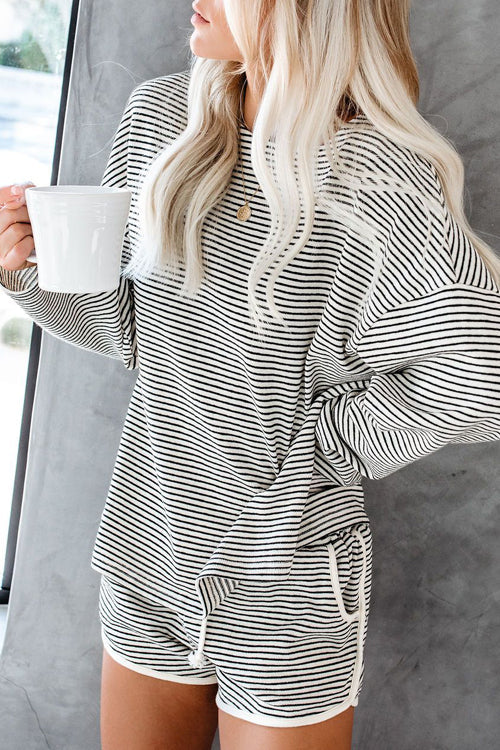 Stripe Casual Suit