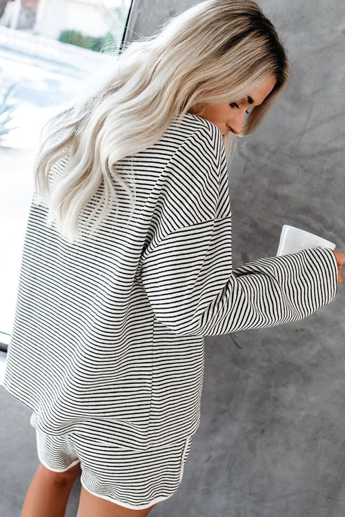 Stripe Casual Suit