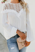 Lace Embroidered Shirt