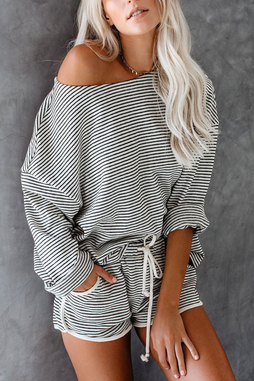 Stripe Casual Suit