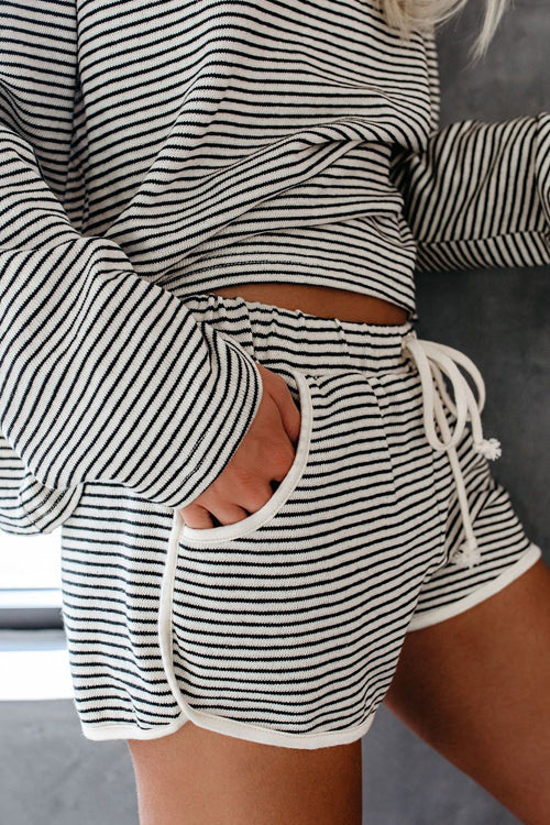 Stripe Casual Suit