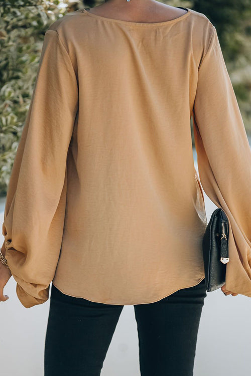 Lace Balloon Sleeve Top - 3 Colors