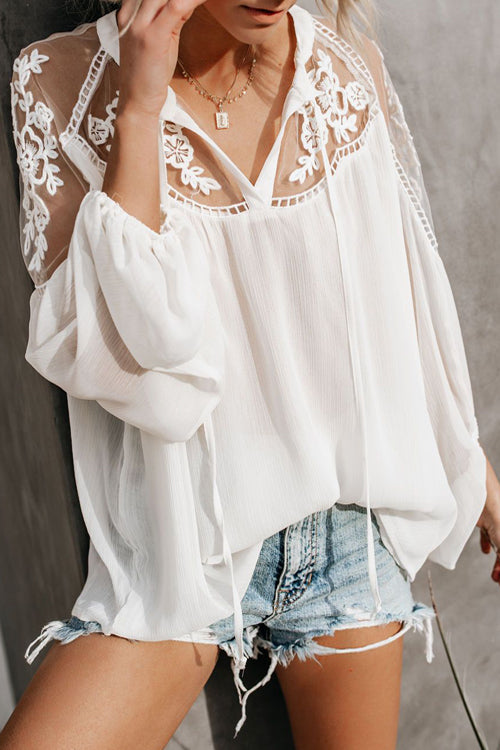 Floral Embroidery Shirt - 3 Colors