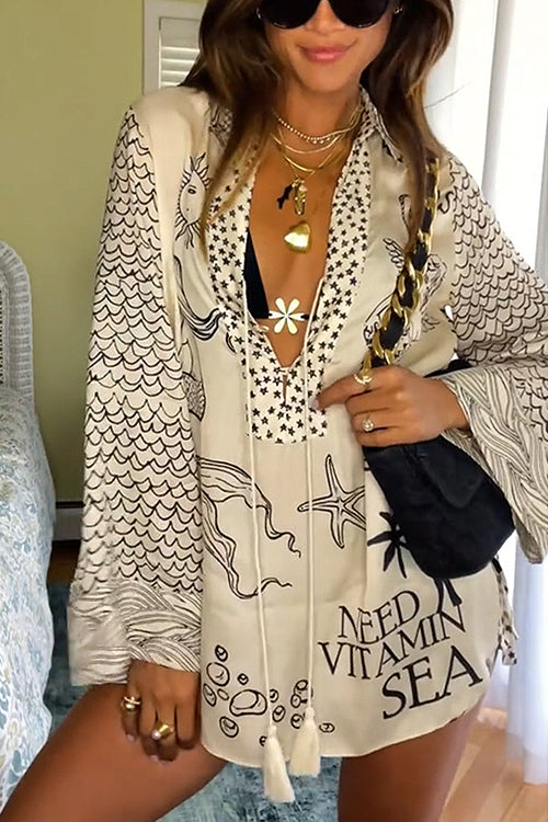 Print Long Sleeve Set - 5 Colors