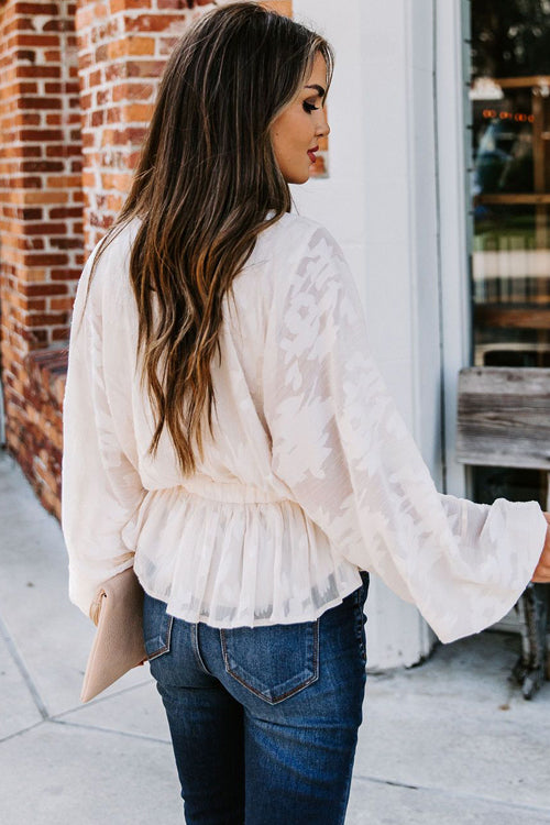 Embroidery Button-Up Top - 2 Colors