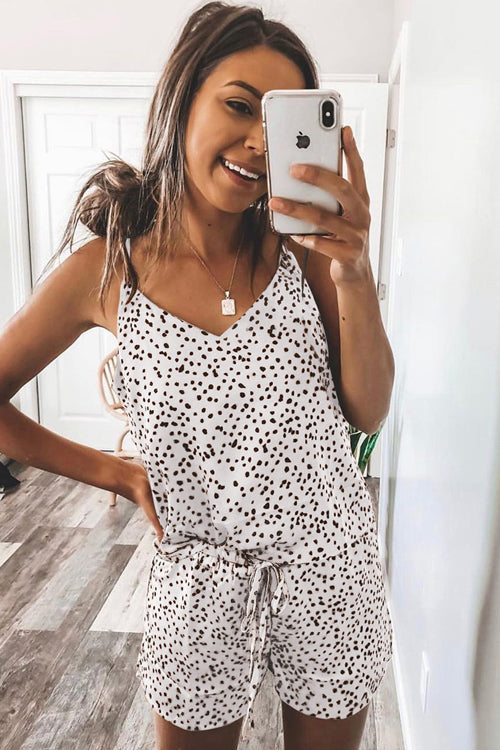 Dotted Cami Suit - 2 Colors