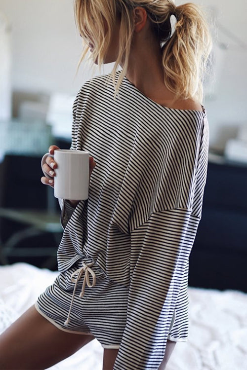 Stripe Casual Suit