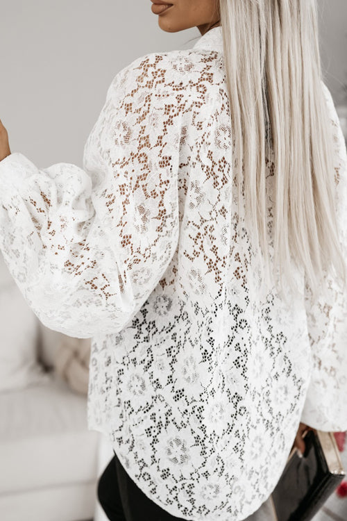 Lace Long Sleeve Top - 3 Colors