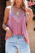 Lace Up Tank Top - 3 Colors