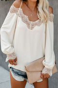 Lace Off Shoulder Top - 2 Colors