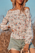 Printed Lace Top - 2 Colors