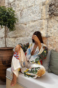 Print Long Sleeve Cotton Suit