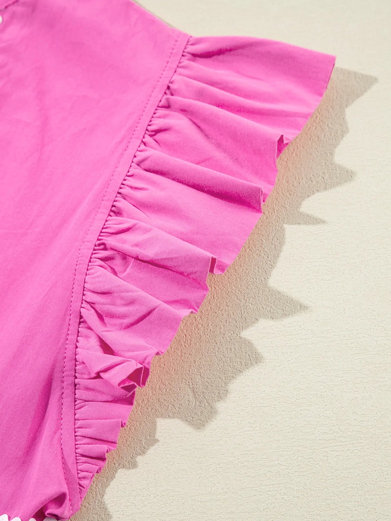Colorblock Flutter Sleeve Tiered Dress