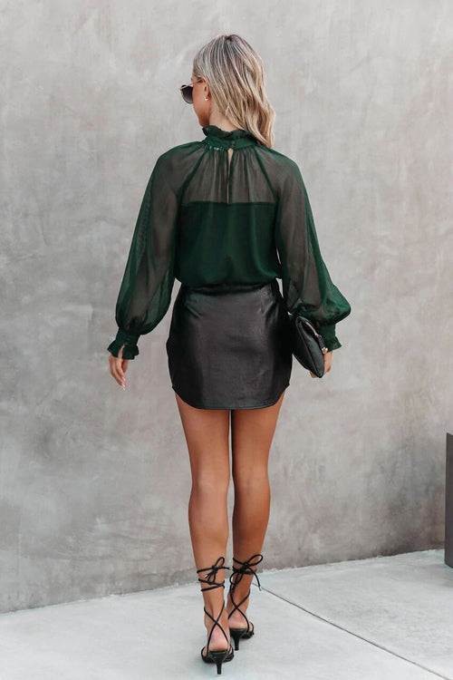 Smocked Statement Sleeve Top - 2 Colors
