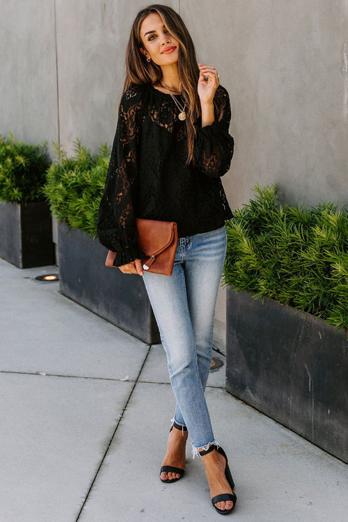 Lace Removable Cami Top - 2 Colors