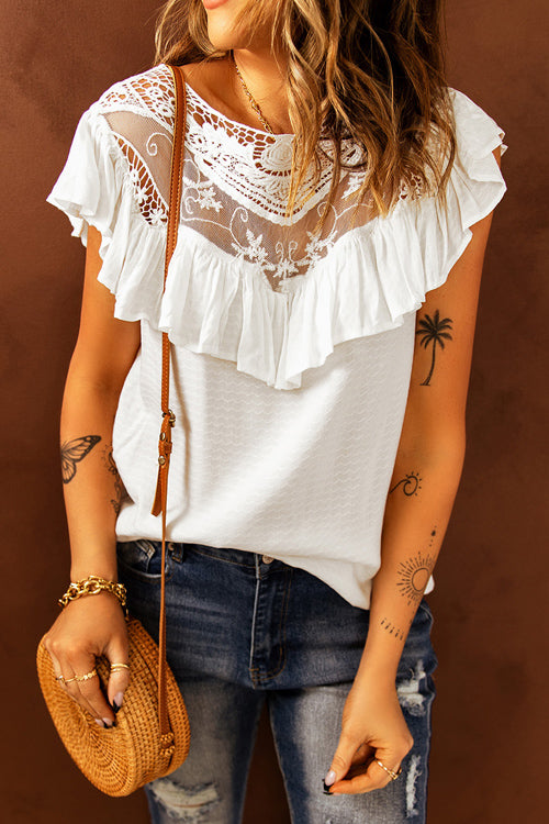 Lace Embroidered Top