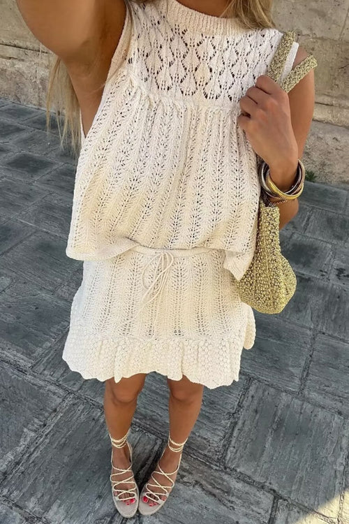 Knit Crochet Suit - 3 Colors