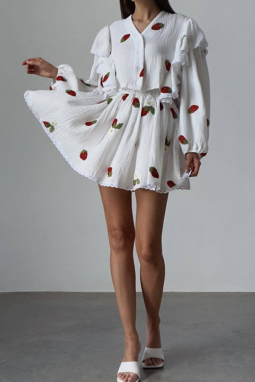 Ruffled Suit - 4 Colors
