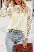 Lace Long Sleeve Top