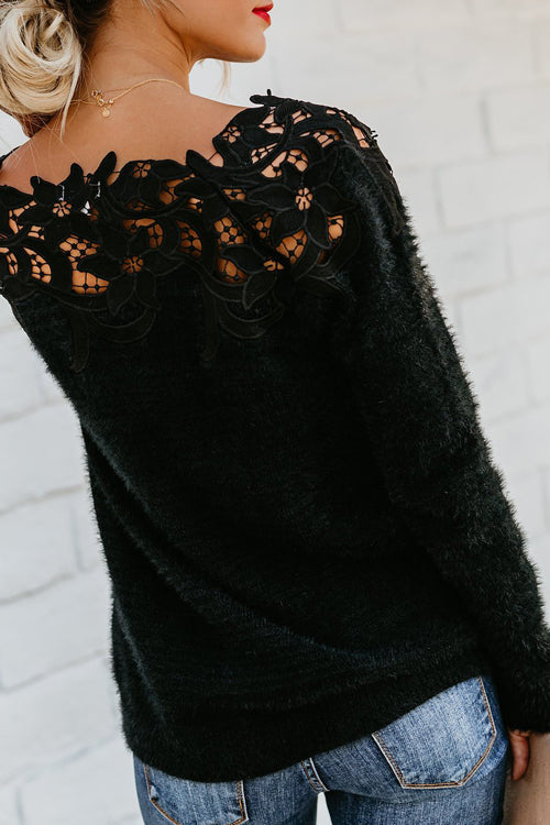 Embroidery Knit Sweater