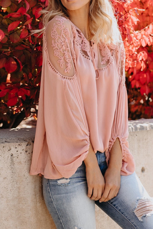 Floral Embroidery Shirt - 3 Colors