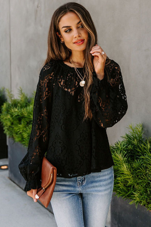 Lace Removable Cami Top - 2 Colors