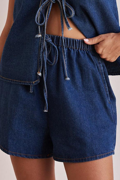 Denim Two-Piece Suit - 2 Colors