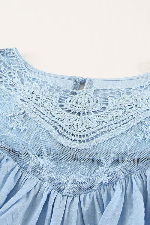 Lace Embroidered Top