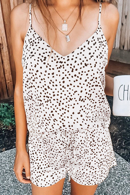 Dotted Cami Suit - 2 Colors