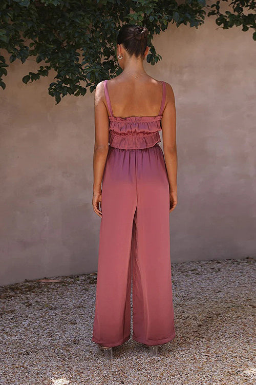 Sleeveless Wide-Leg Two-Piece Set - 5 Colors