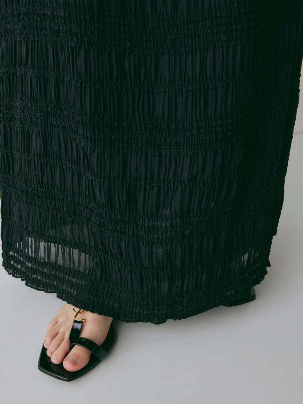 Boho Chic Smocked Top and Maxi Skirt Set