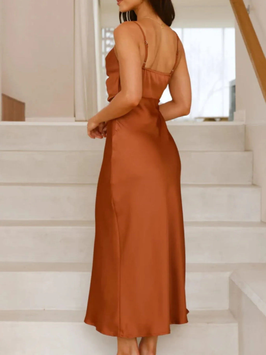 Asymmetrical Midi Dress