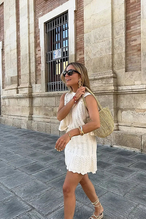 Knit Crochet Suit - 3 Colors