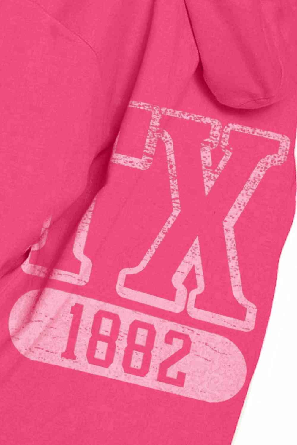 Full Size Casual Graphic Hoodie