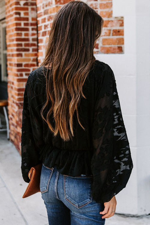 Embroidery Button-Up Top - 2 Colors