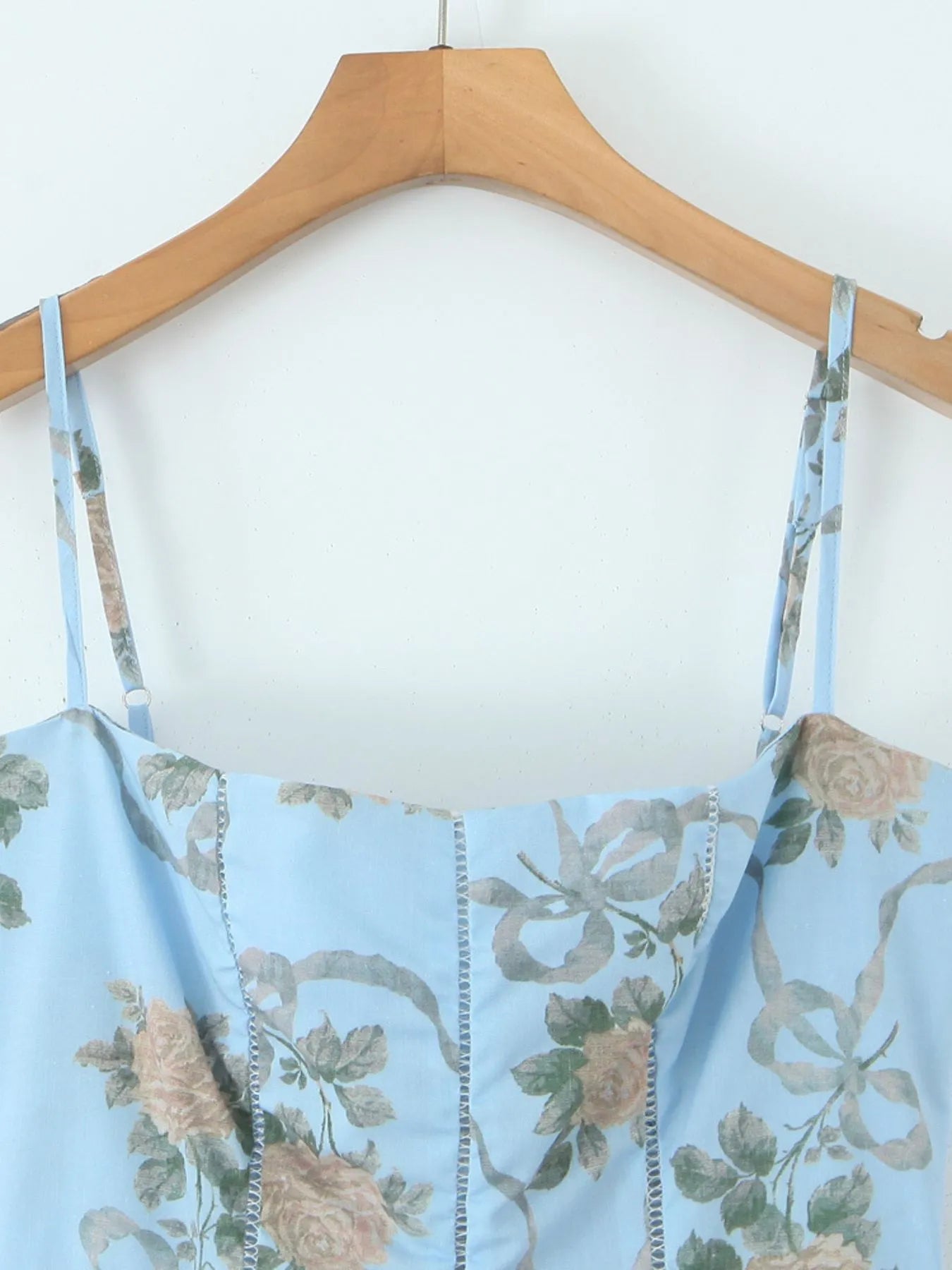 Floral Print Square Neck Cami Maxi Dress