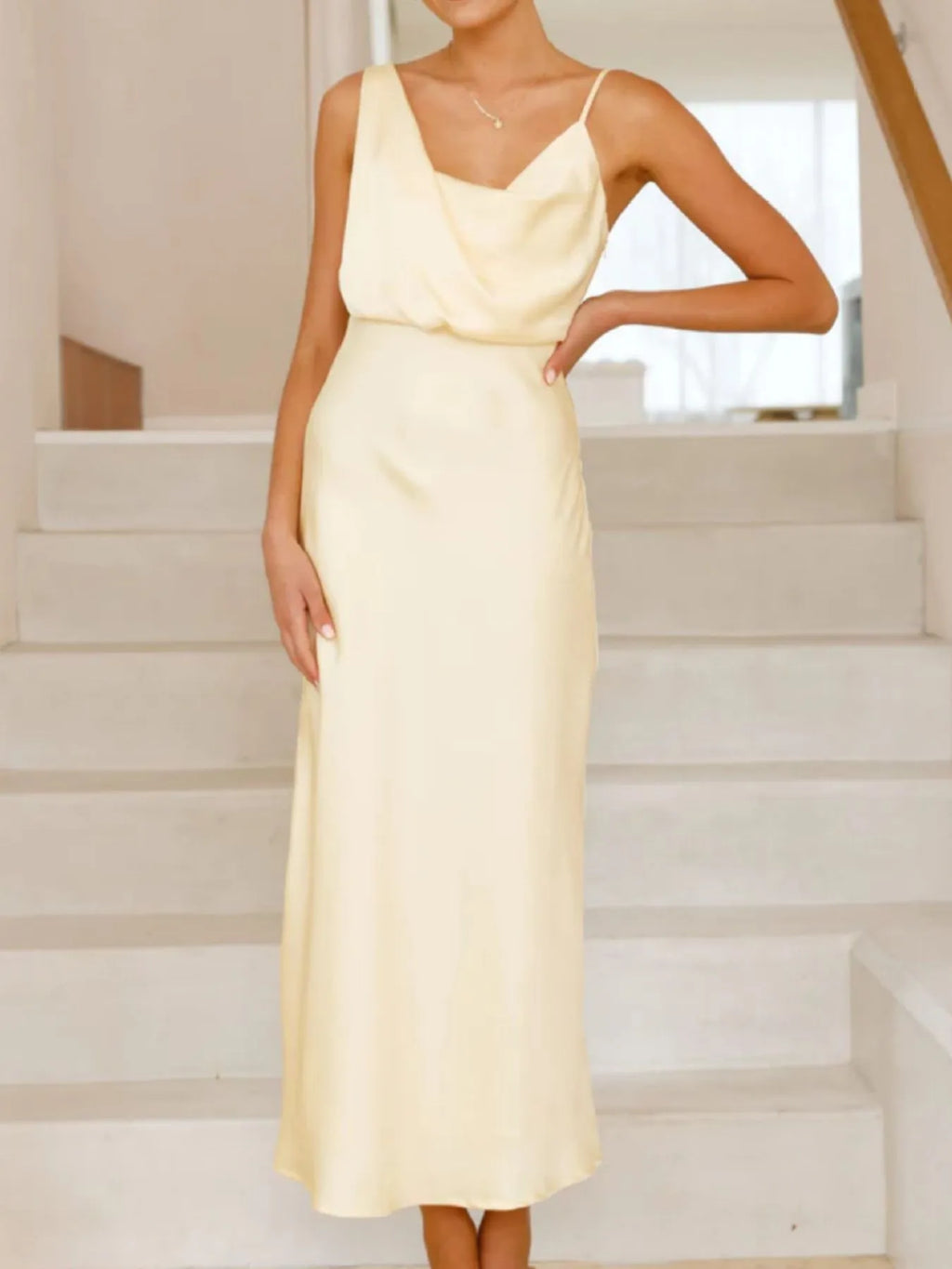 Asymmetrical Midi Dress