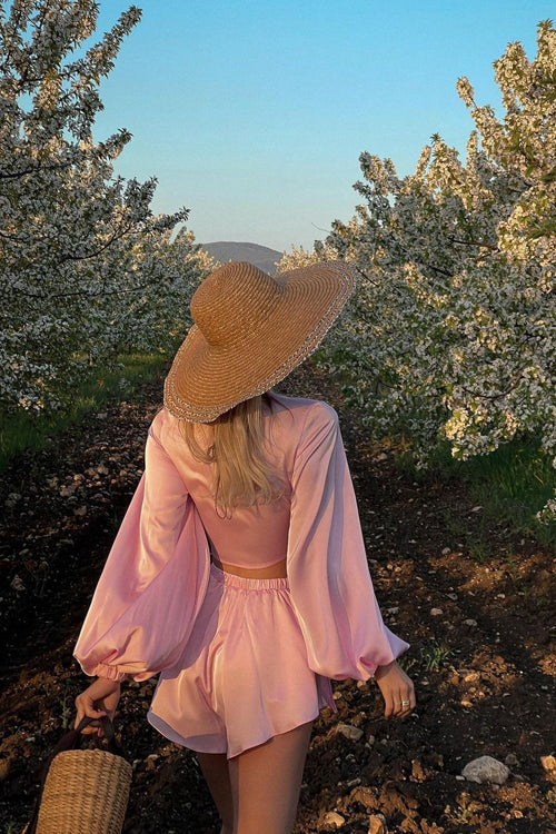 Tied-Up Long Sleeve Suit - 5 Colors