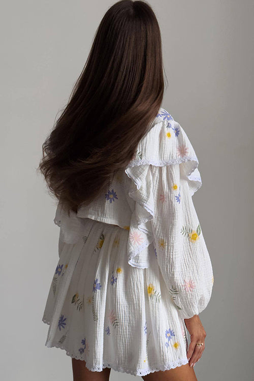 Ruffled Suit - 4 Colors