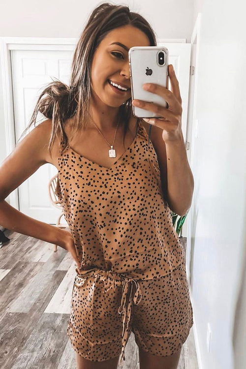 Dotted Cami Suit - 2 Colors