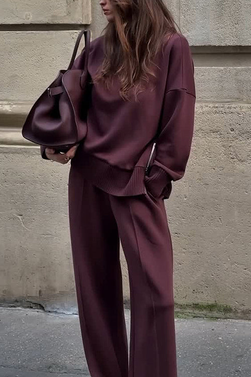 Long Sleeve Sweatshirt Suit