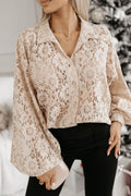 Lace Long Sleeve Top - 3 Colors
