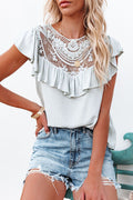 Lace Embroidered Top