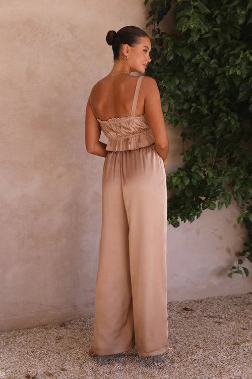 Sleeveless Wide-Leg Two-Piece Set - 5 Colors