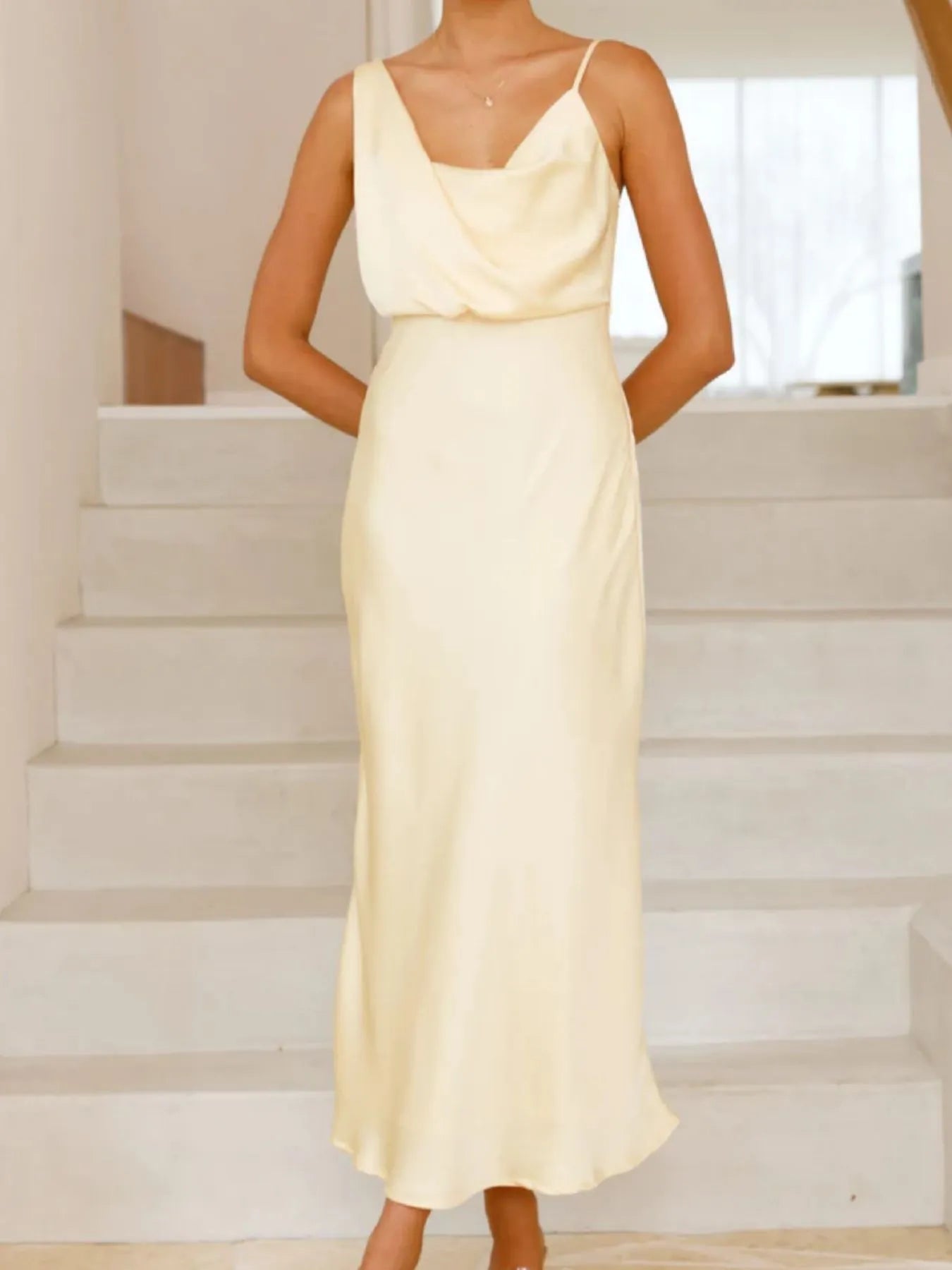 Asymmetrical Midi Dress
