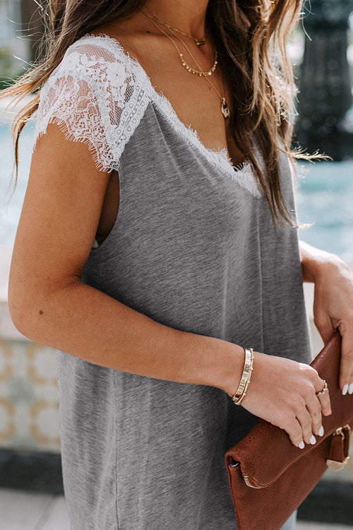Lace Up Short Sleeve Top - 3 Colors