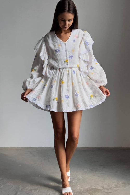 Ruffled Suit - 4 Colors
