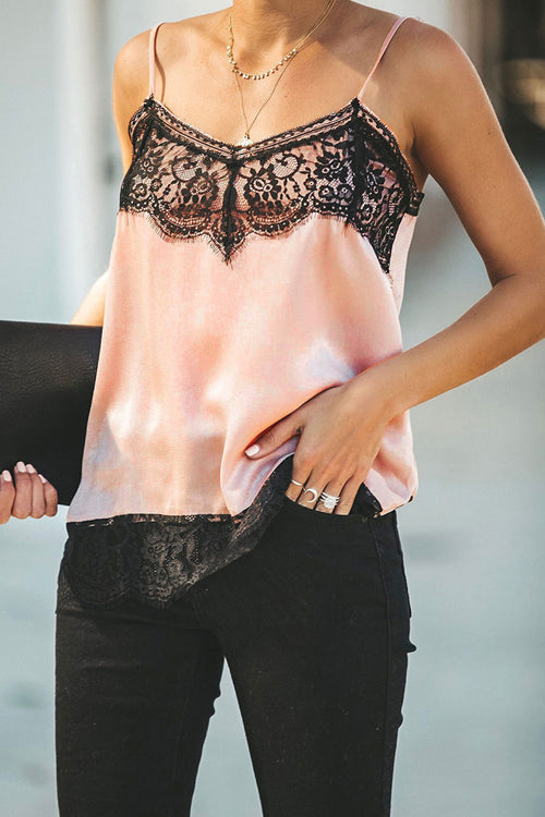 Lace Up Cami Top - 3 Colors