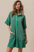 Dip Dye Mineral Washed Knit Dress